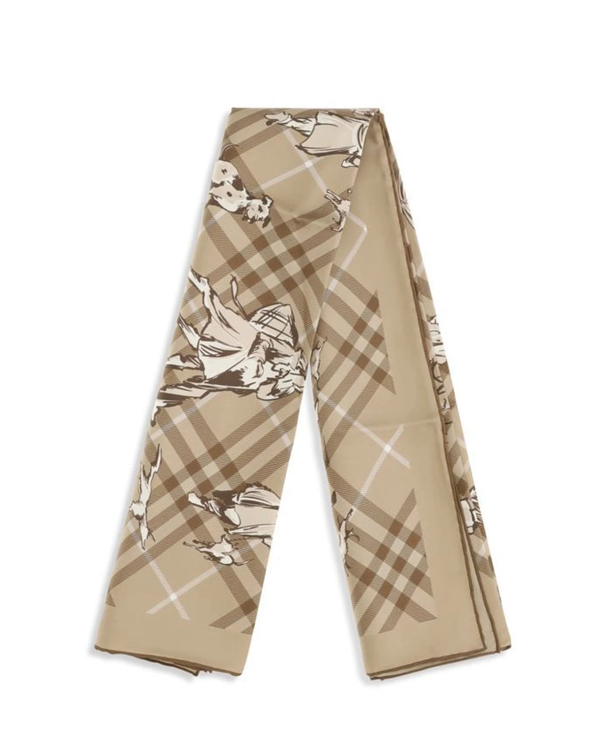 Burberry Scarves & Shawl in beige, Silk — view 2