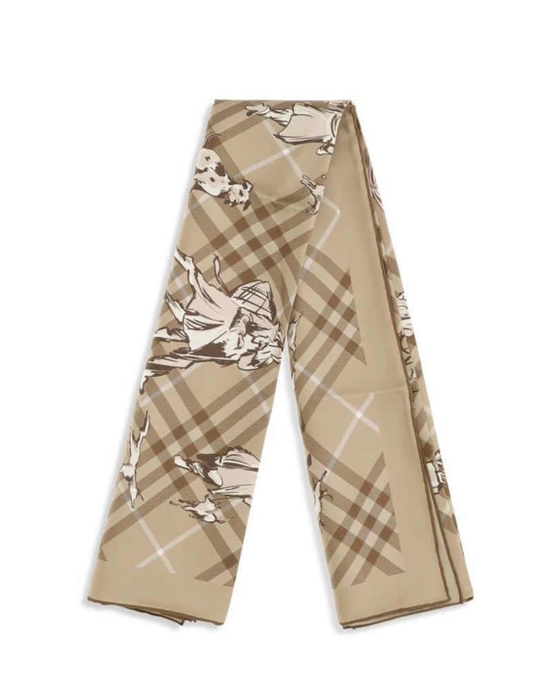 Burberry Scarves & Shawl in beige, Silk — view 2