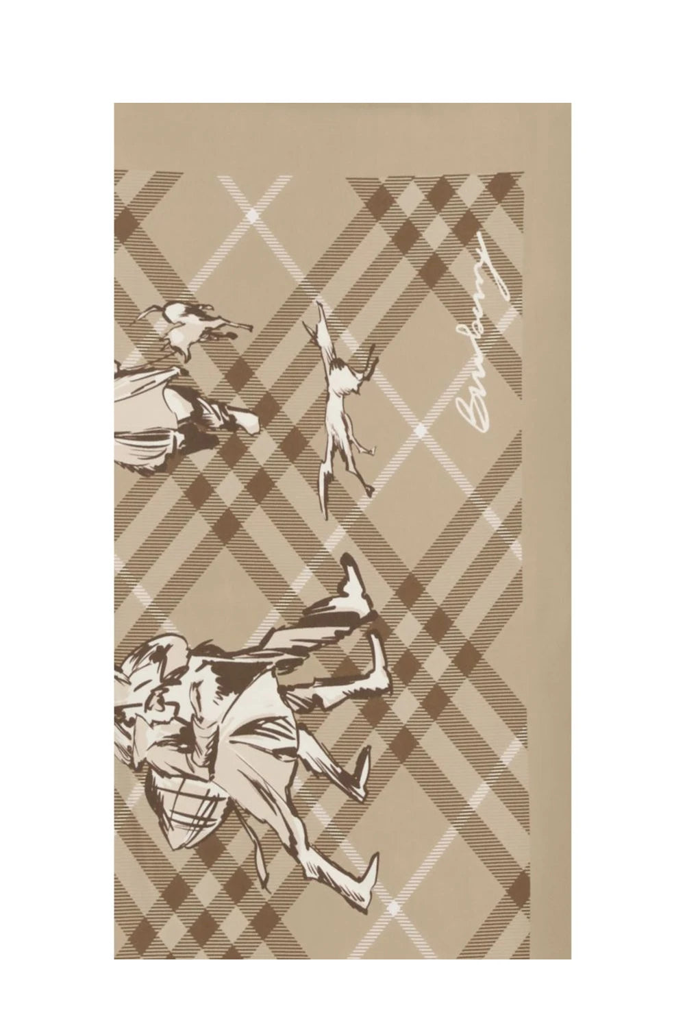 Burberry Scarves & Shawl in beige, Silk — view 3
