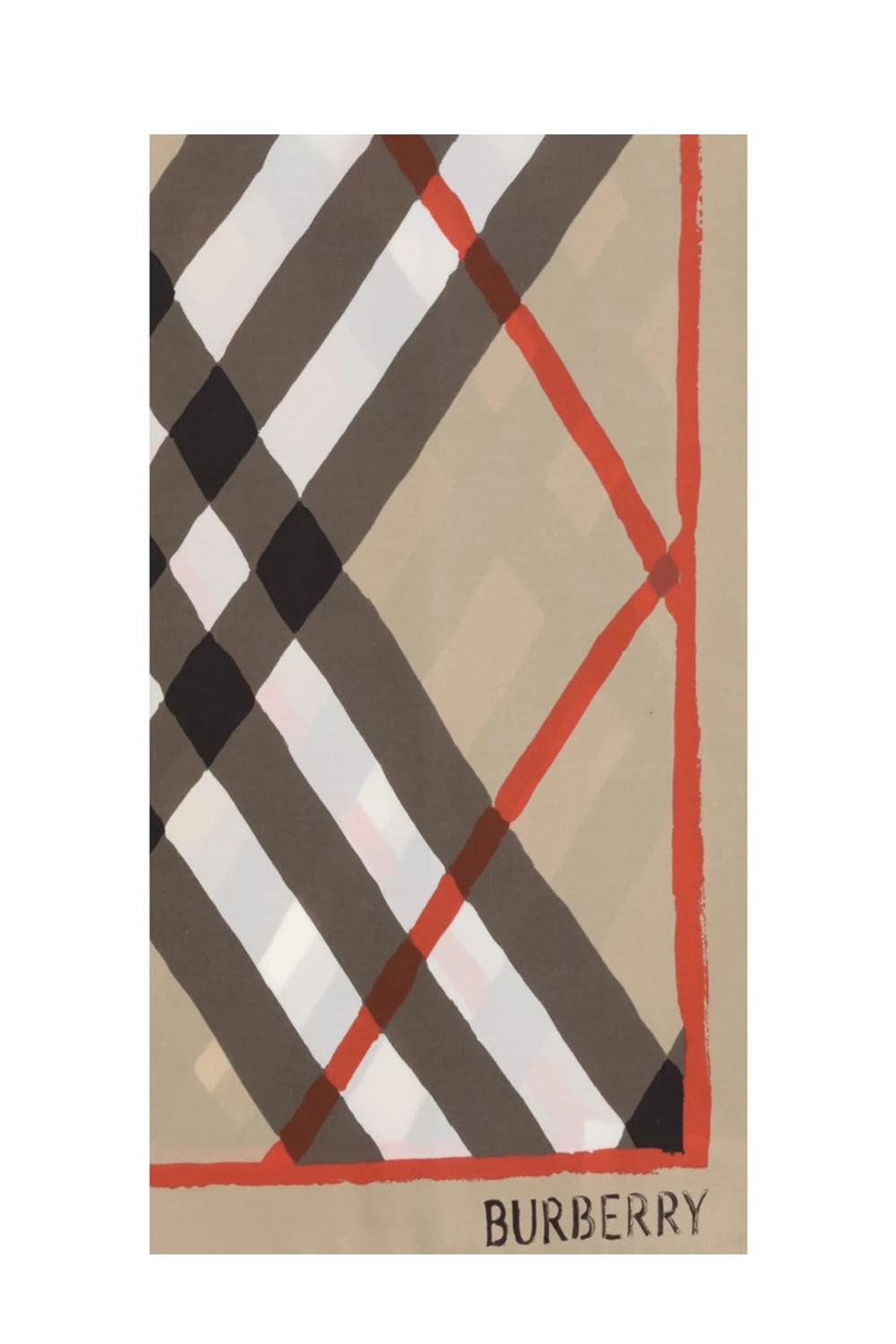 Burberry Scarves & Shawl in beige, Silk — view 3