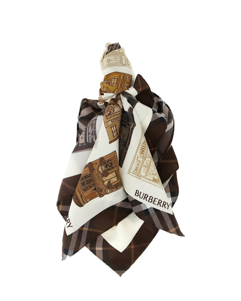 Burberry Scarves & Shawl in multicolor, Mulberry Silk