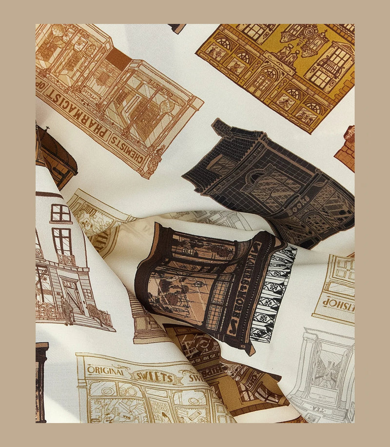 Burberry Scarves & Shawl in multicolor, Mulberry Silk — view 3