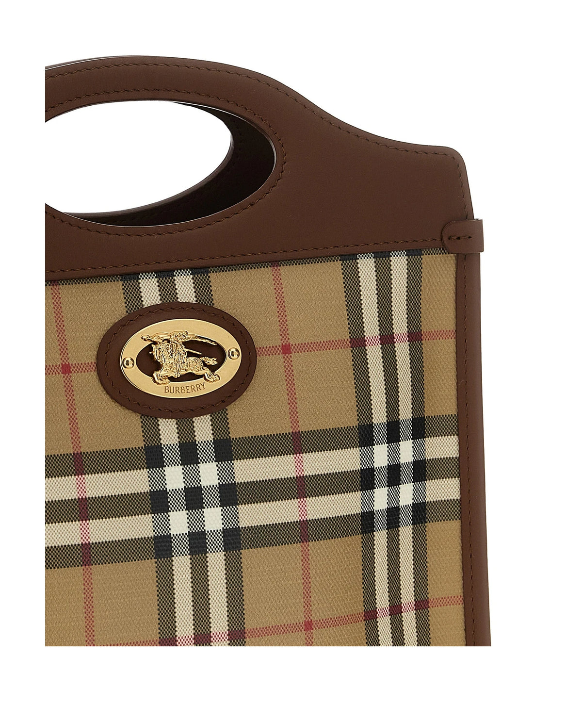 Burberry Tote Bag in beige, Cotton — view 3