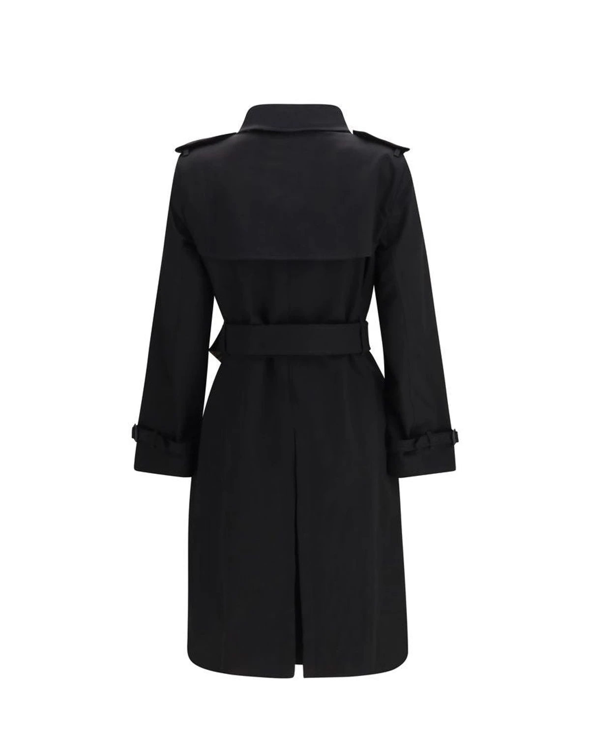 Burberry Trench Coat in black, Cotton — view 2