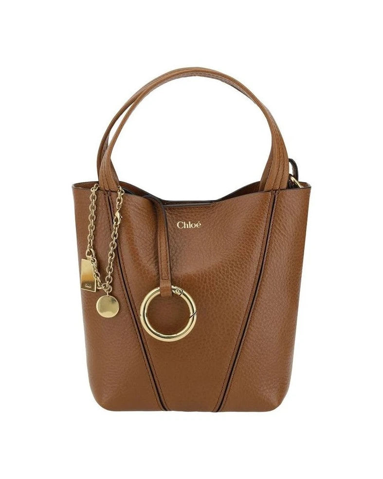 Chloé Brown Calf Leather Bos Taurus Shoulder Bag 