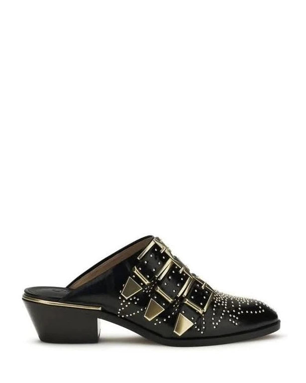 Chloé Black Mules Glam Steals