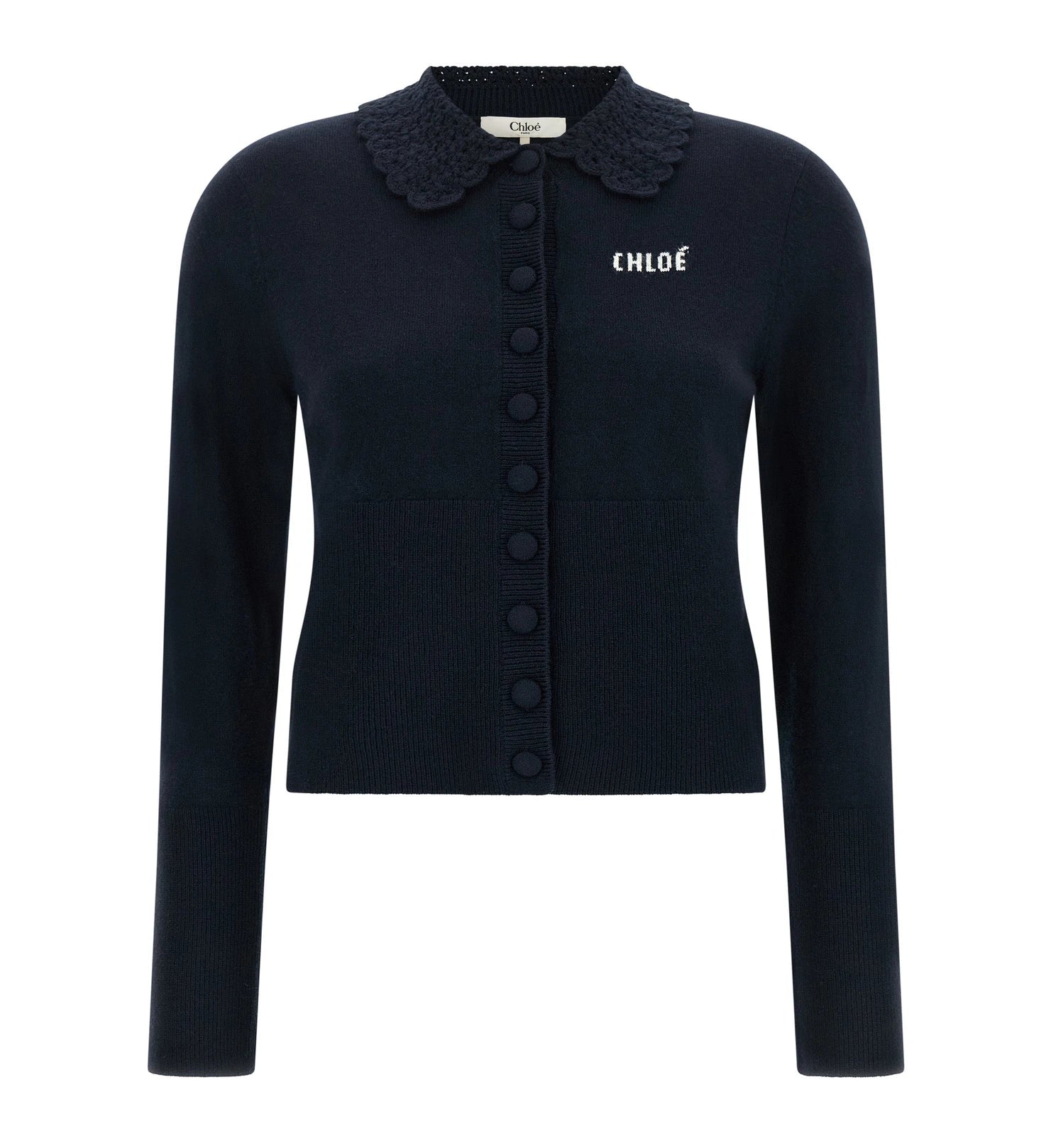 Chloé Cardigan in blue, Wool