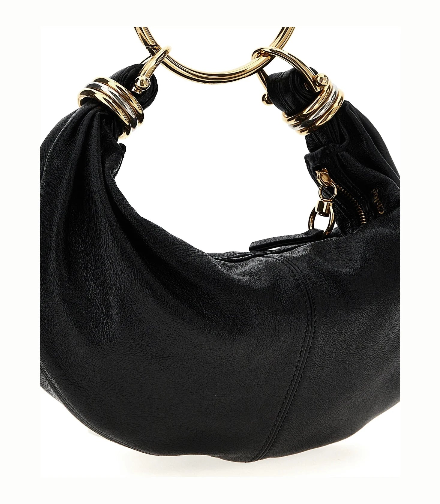 Chloé Hobo Bag in black, Calfskin Leather — view 3