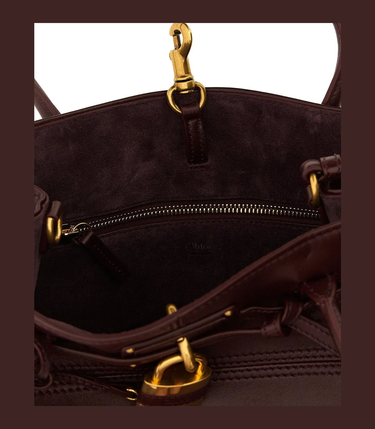 Chloé Satchel Bag in red — view 4