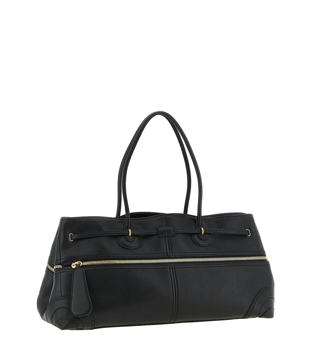 Chloé Shoulder Bag in black, Lamb Leather — view 2