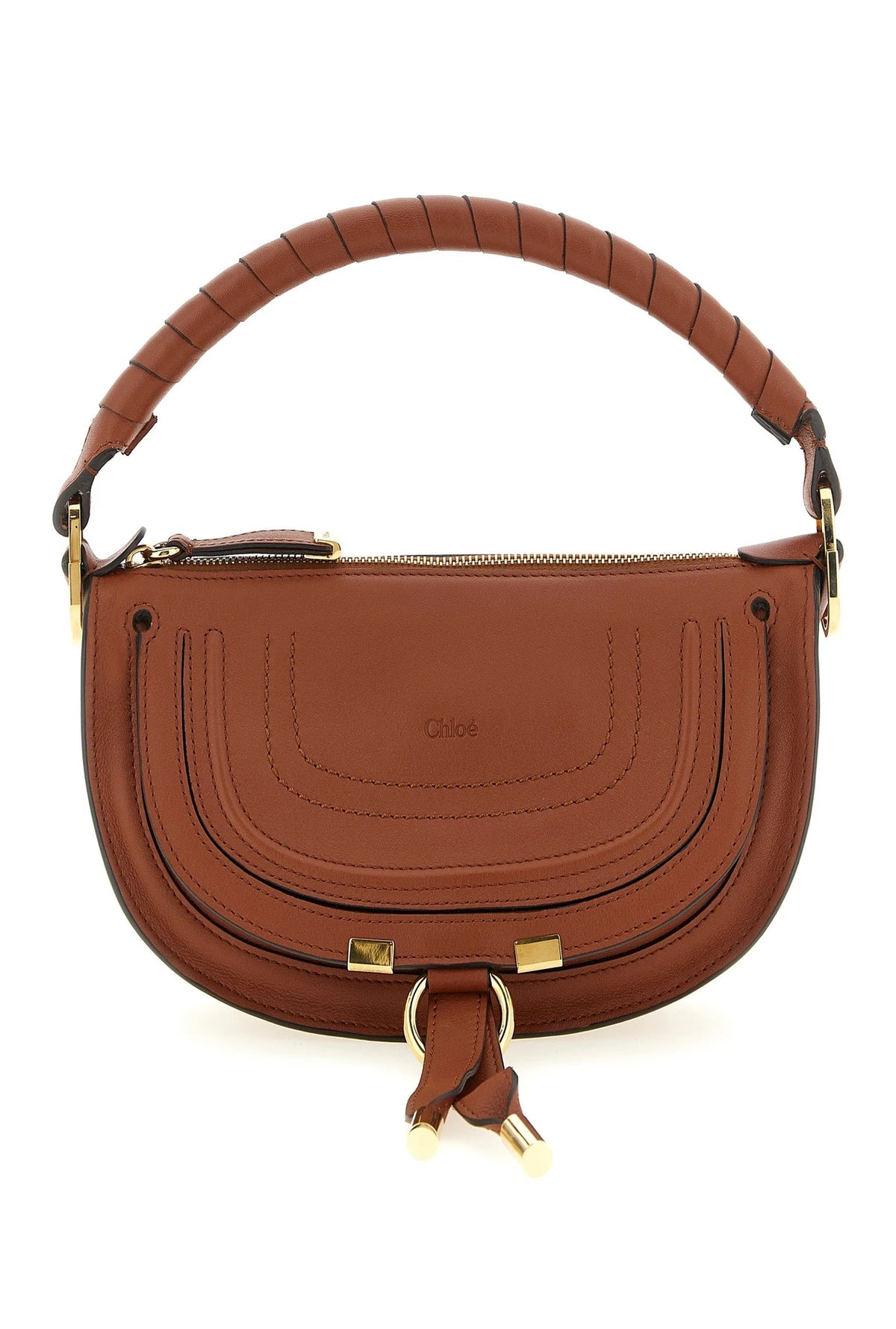 Chloé Shoulder Bag in brown, Calfskin Leather