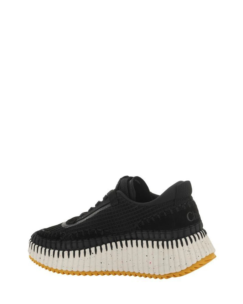 Chloé Sneakers in black, Polyester — view 3