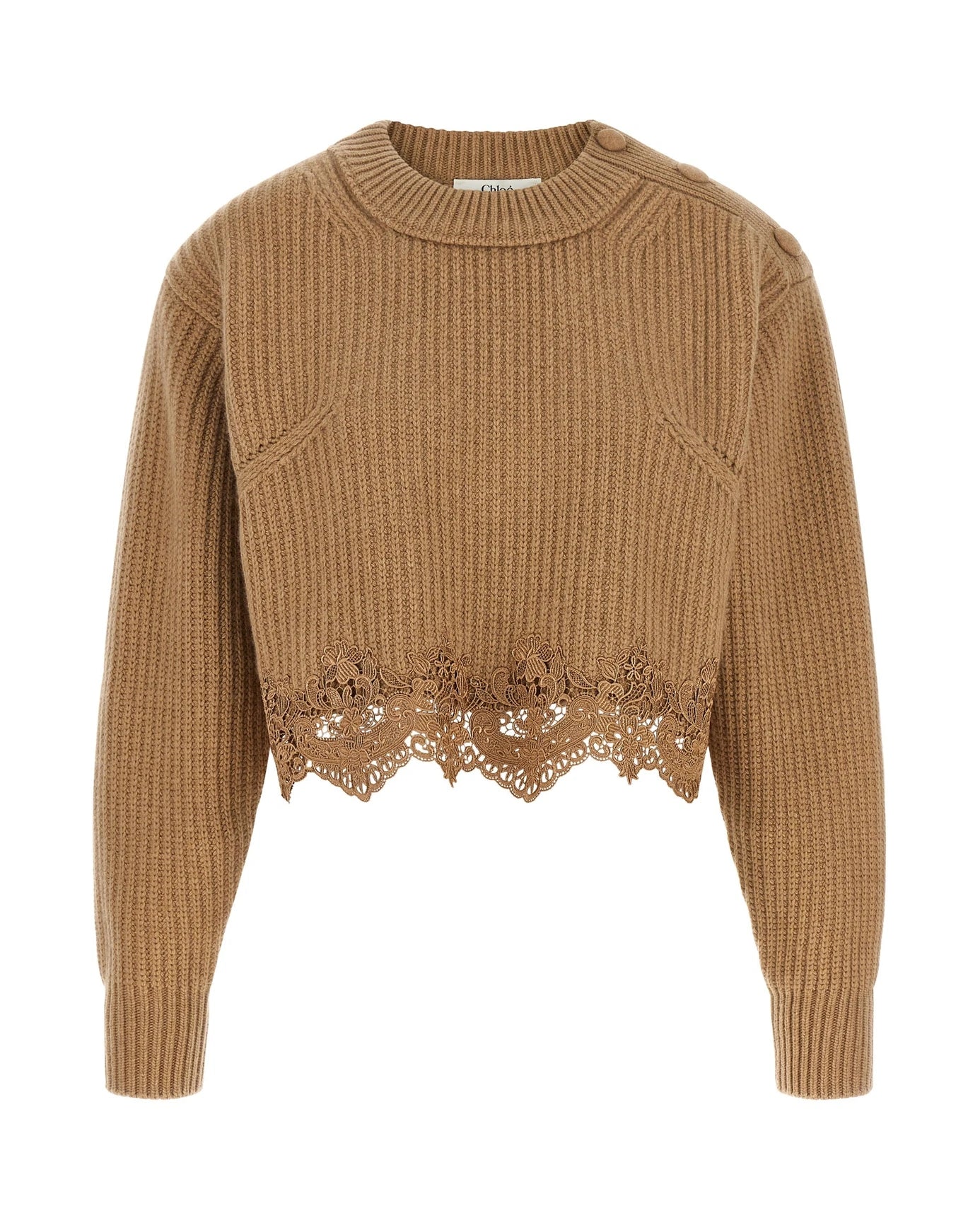 Chloé Sweater in beige, Wool