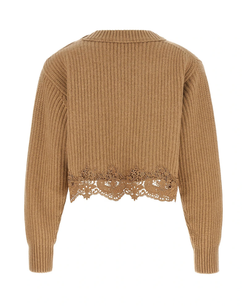 Chloé Sweater in beige, Wool — view 2