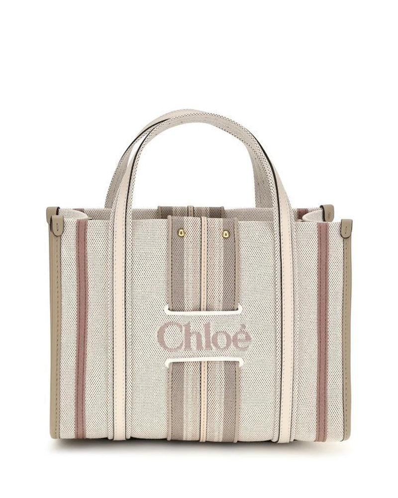 Chloé Tote Bag in beige, Cotton