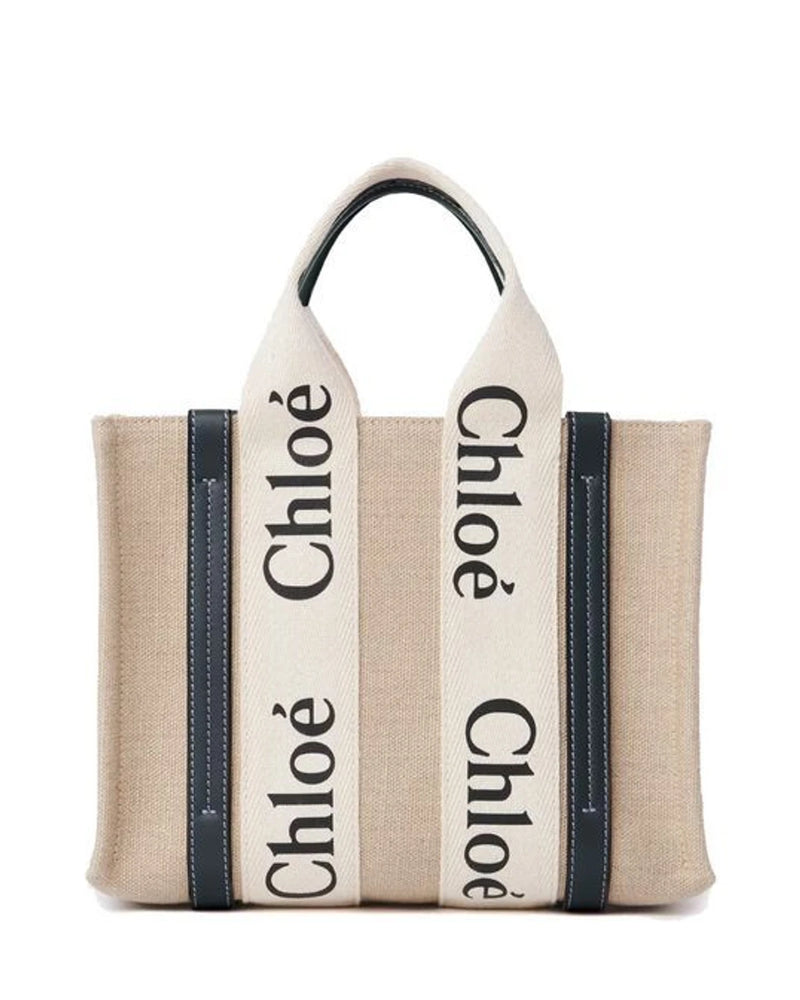 Chloé Tote Bag in beige, Linen — view 4