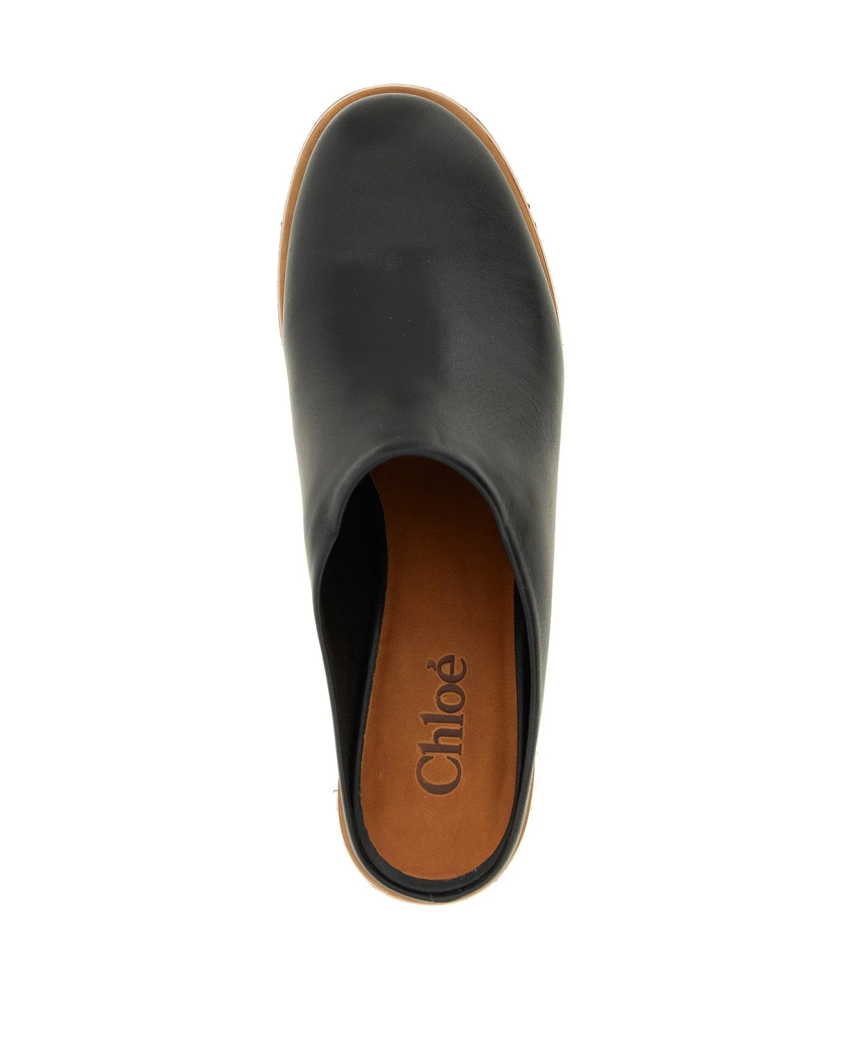 Chloé Wedges in black, Calfskin Leather — view 4
