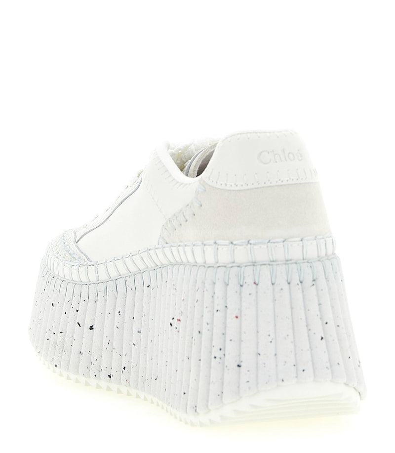 Chloé Wedges in white, Polyester — view 3
