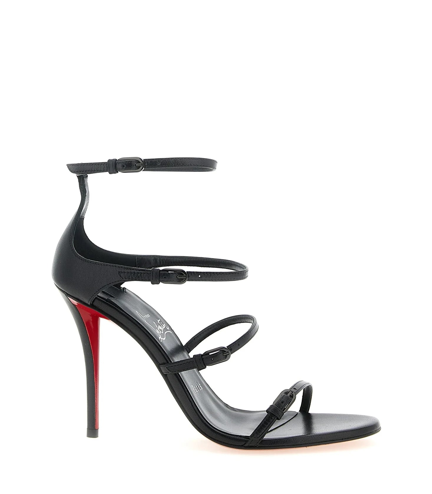 Christian Louboutin Black Stiletto Sandals 