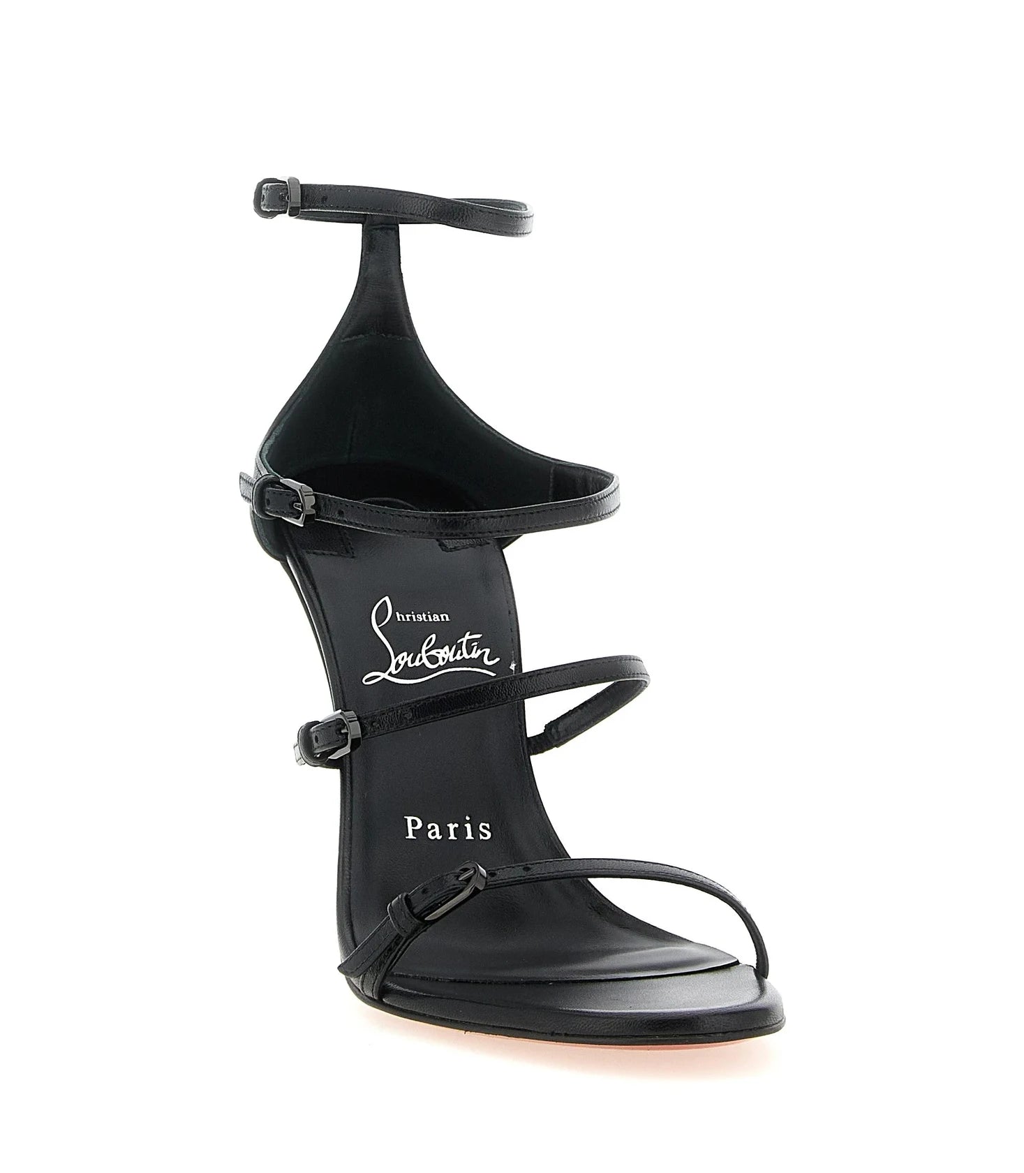 Christian Louboutin Black Stiletto Sandals 