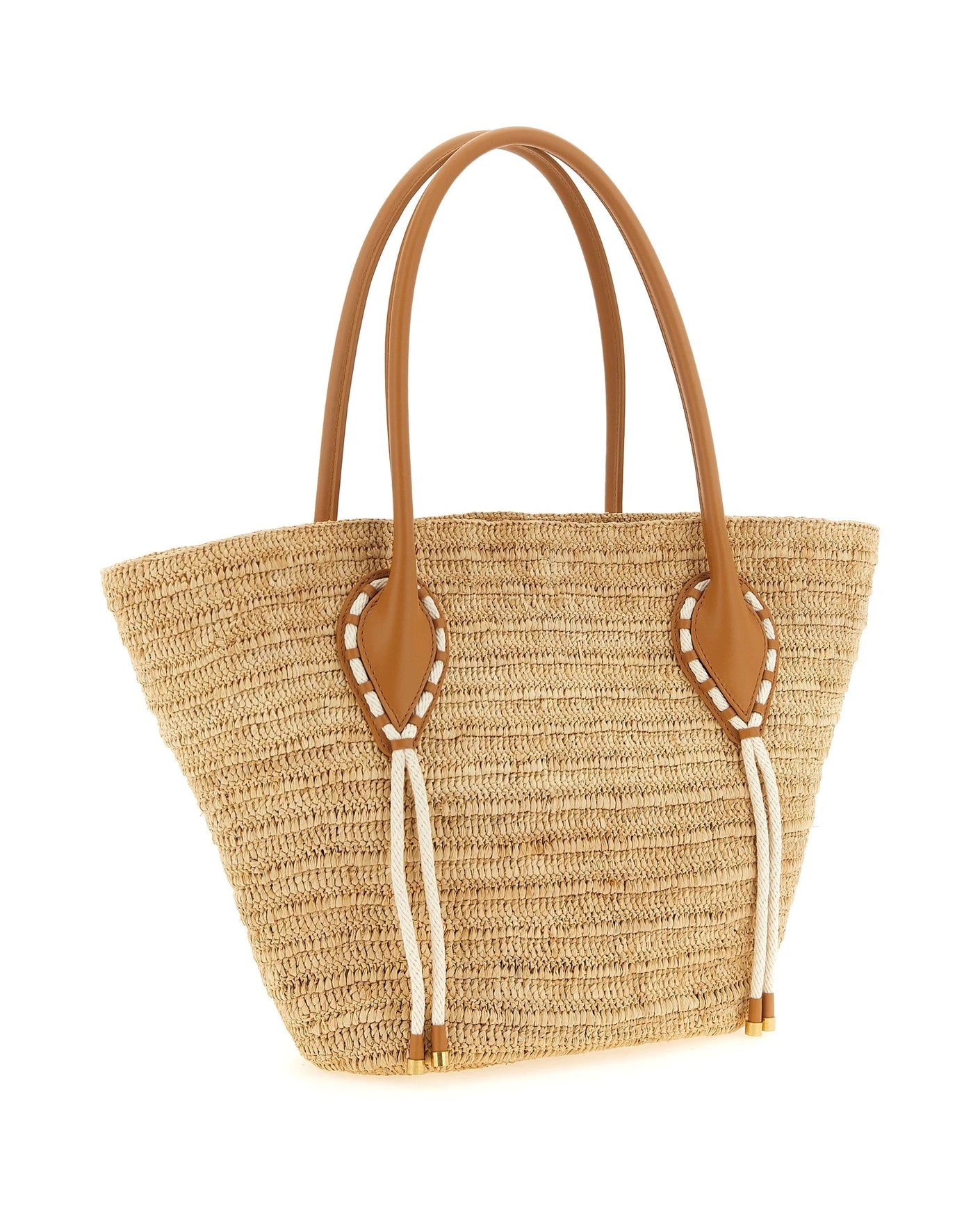 Christian Louboutin Tote Bag in beige, Raffia — view 2