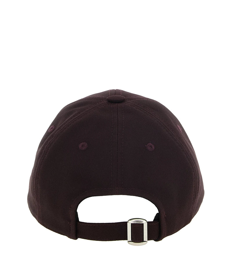Courrèges Baseball Cap in red, Cotton — view 3