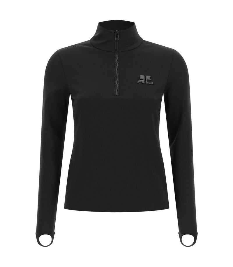 Courrèges Cardigan in black, Polyamide