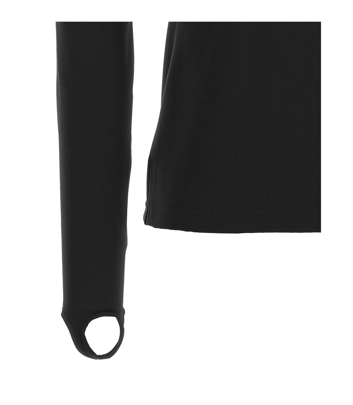 Courrèges Cardigan in black, Polyamide — view 4