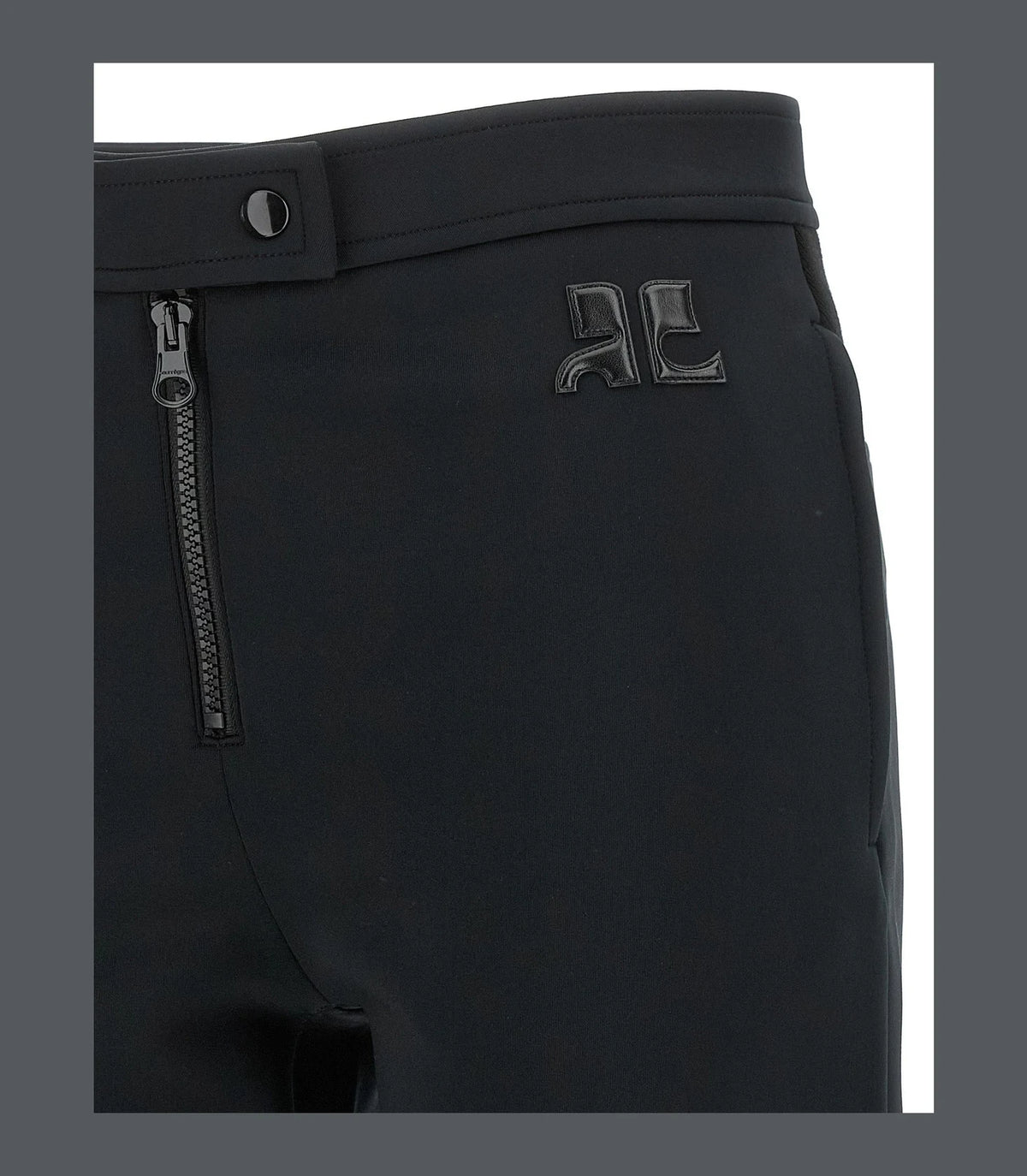 Courrèges Legging in black, Polyester — view 3