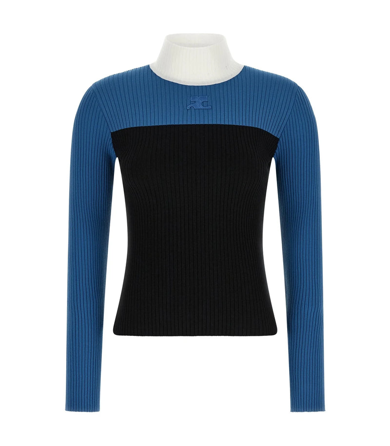 Courrèges Sweater in multicolor, Viscose