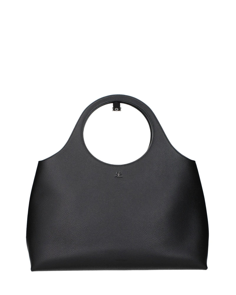 Courrèges Tote Bag in black