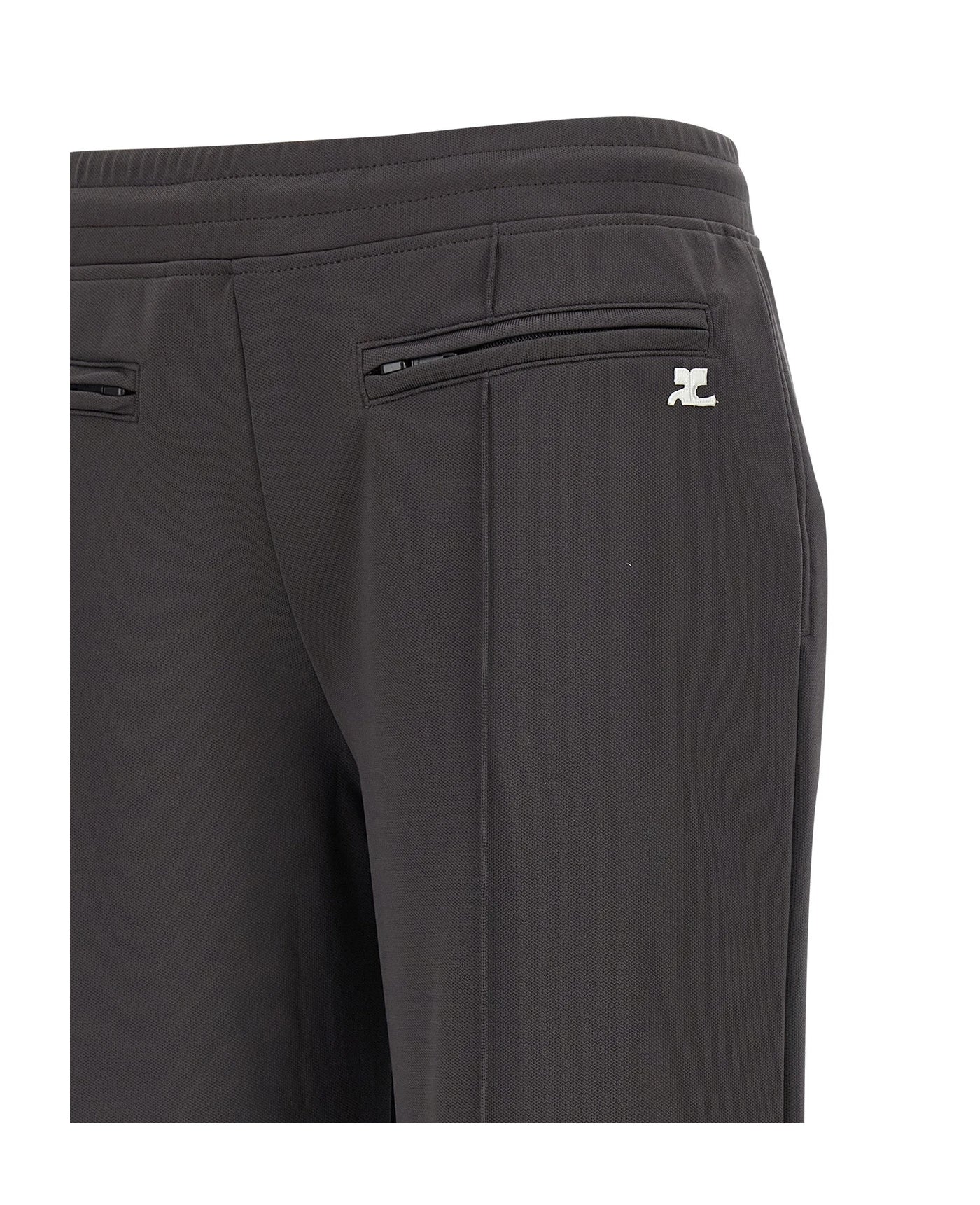 Courrèges Trouser in gray, Polyester — view 3