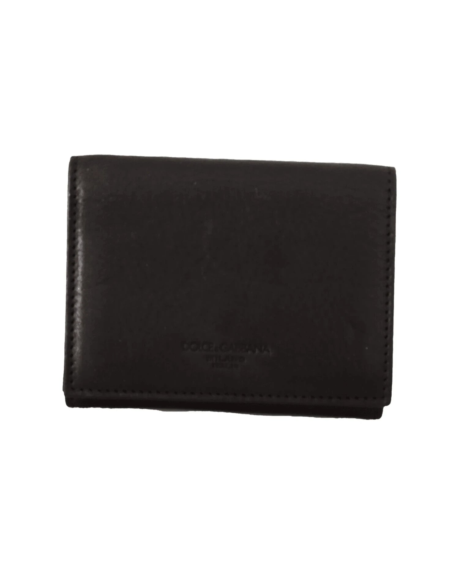 Dolce & Gabbana Leather Trifold Multi Kit Wallet Wallets