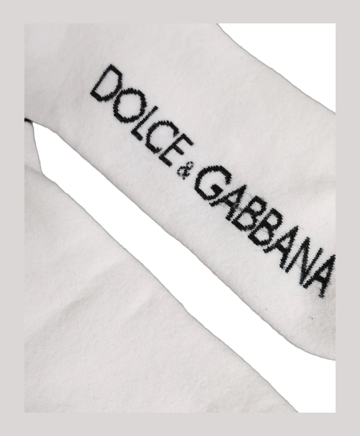 Dolce & Gabbana Ankle Sock in white — view 4