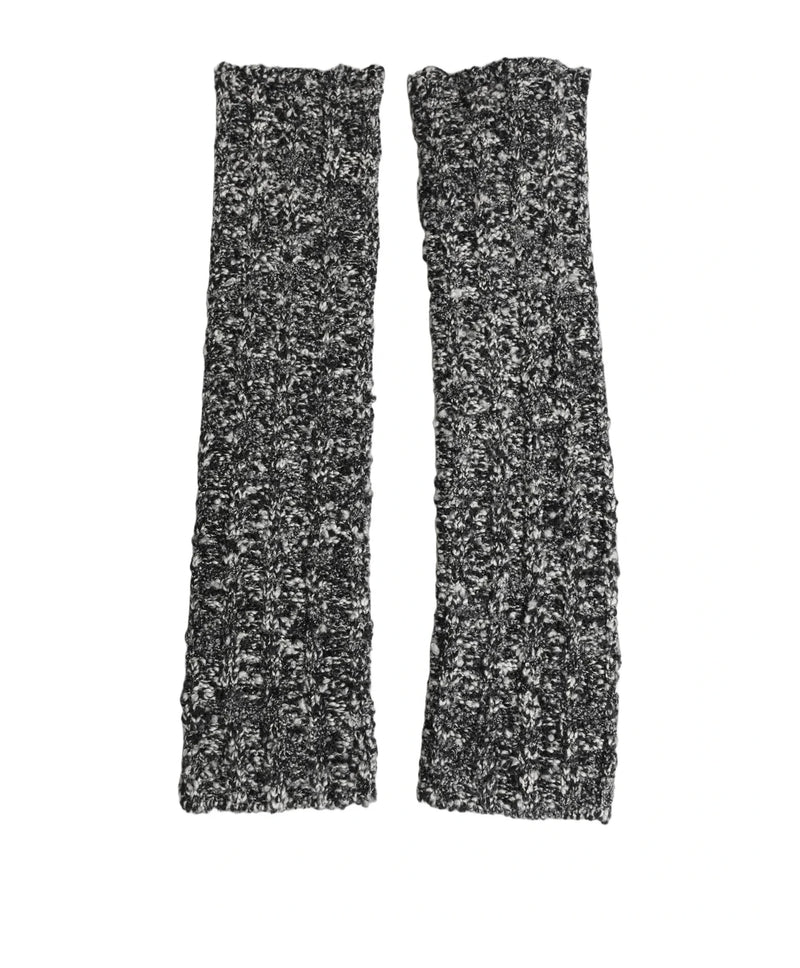Dolce & Gabbana Arm Warmers & Sleeve in black, Virgin Wool — view 3
