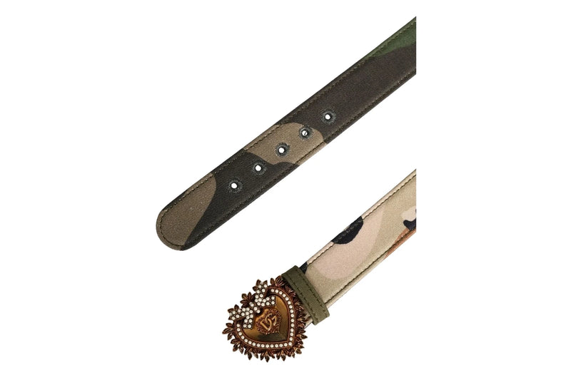Dolce & Gabbana Belts in green, Cotton Calf — view 7