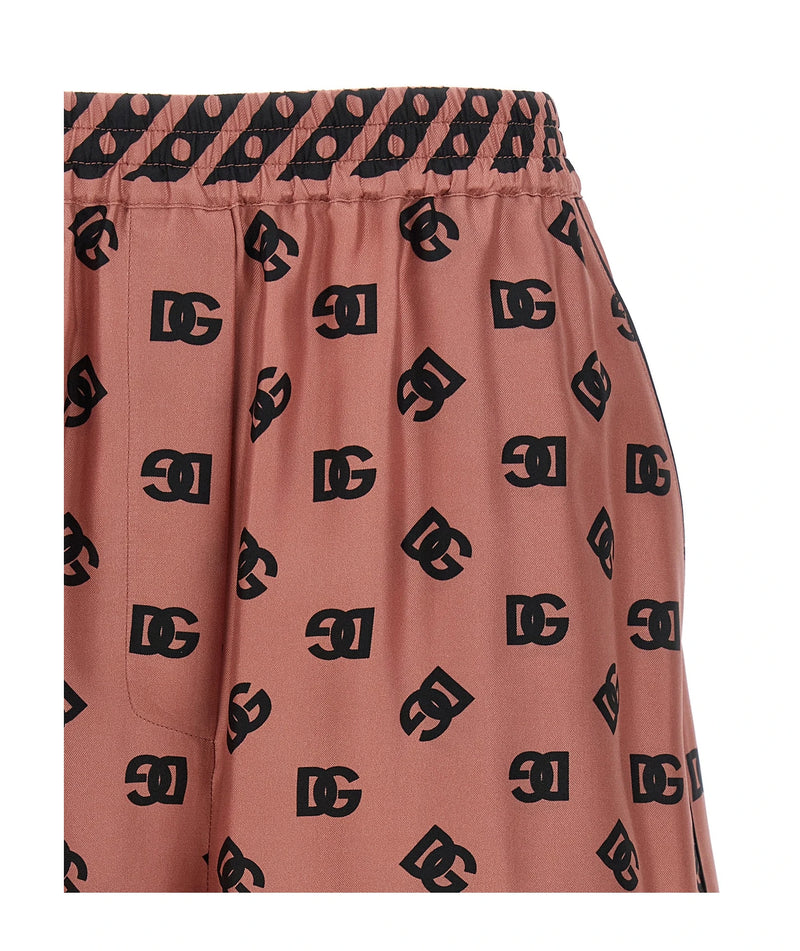 Dolce & Gabbana Bermuda in pink, Silk — view 3