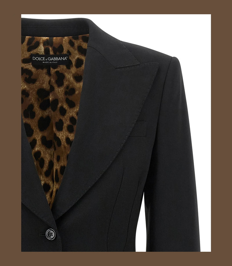 Dolce & Gabbana Blazer in black, Virgin Wool — view 3