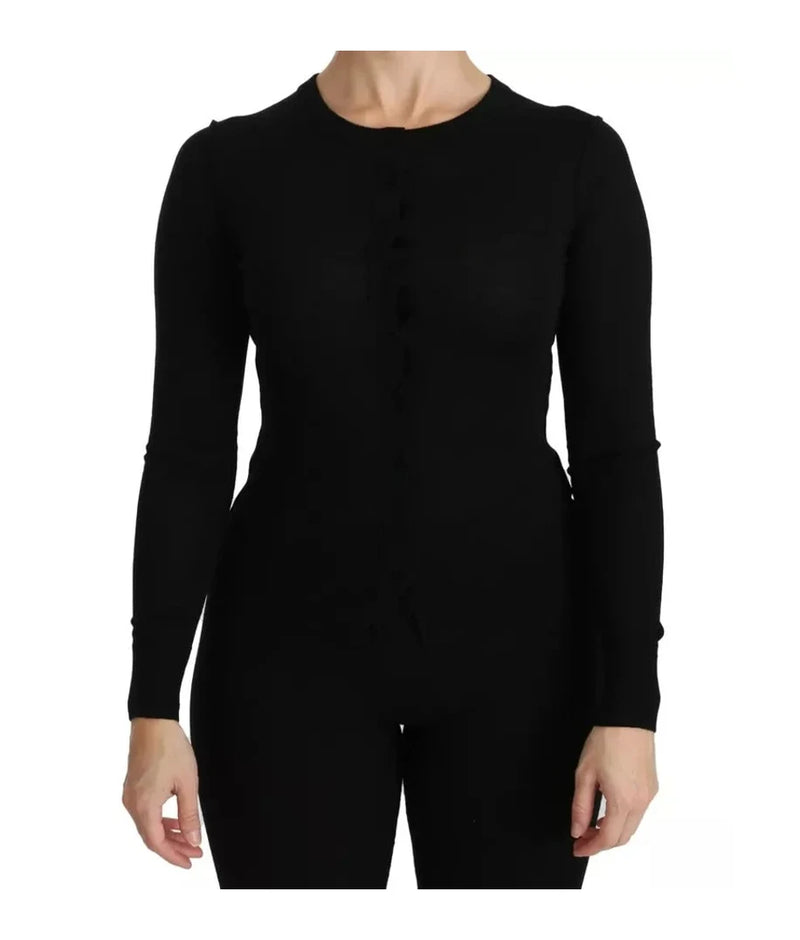 Dolce & Gabbana Blouse in black, Virgin Wool — view 2