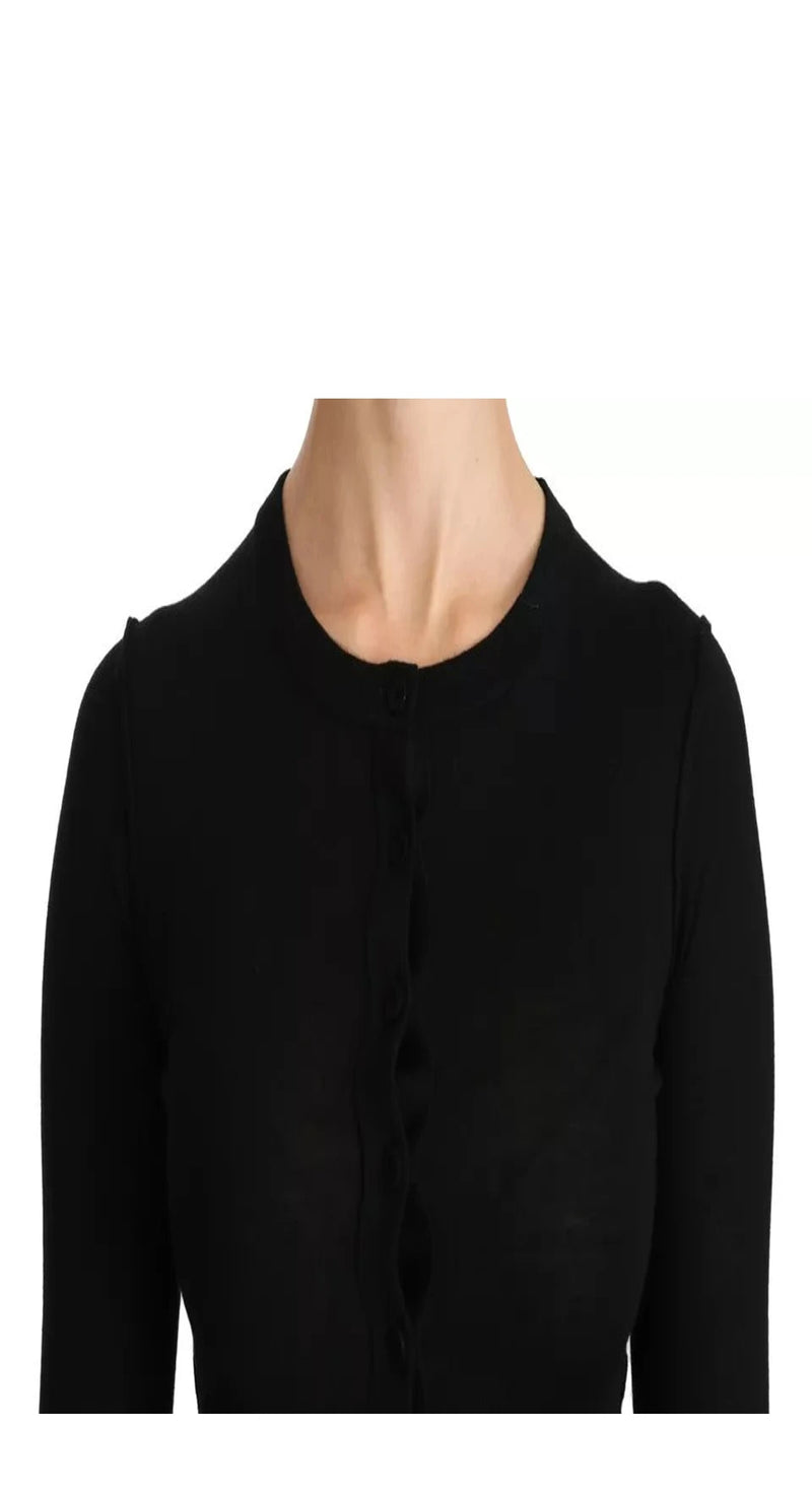 Dolce & Gabbana Blouse in black, Virgin Wool — view 6