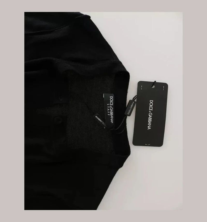 Dolce & Gabbana Blouse in black, Virgin Wool — view 7