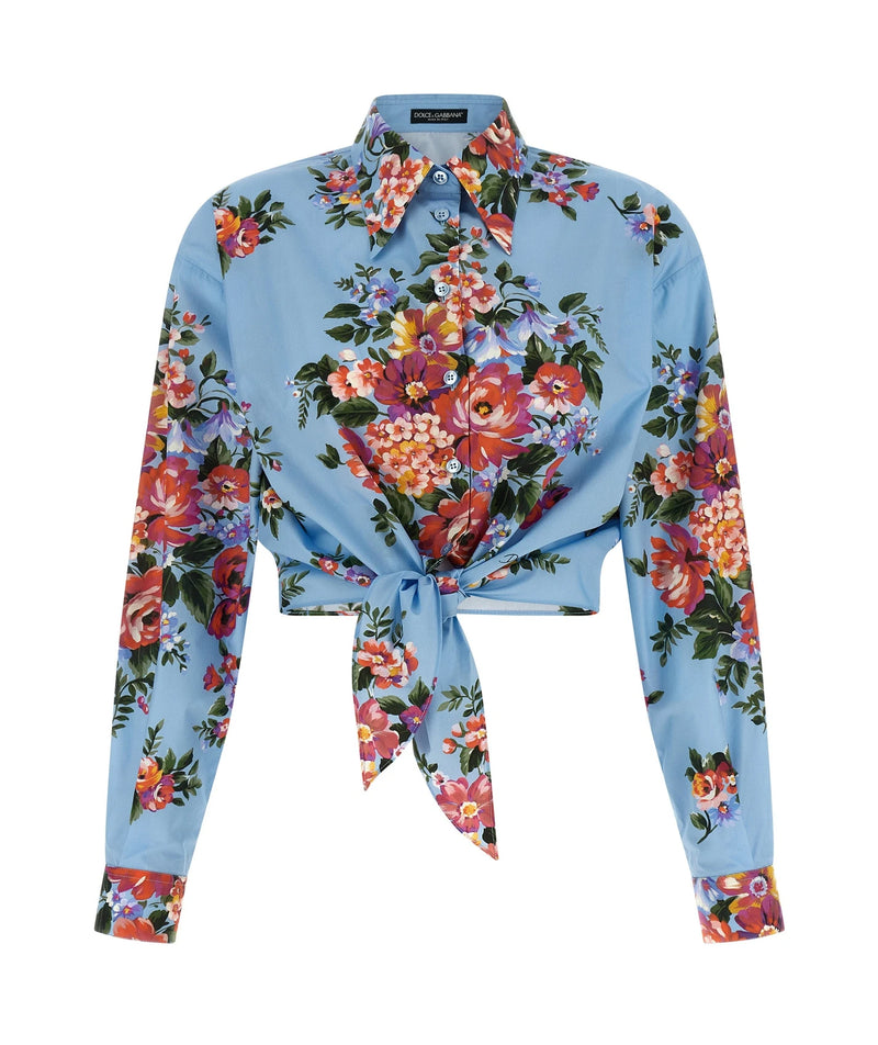 Dolce & Gabbana Blouse in blue, Cotton