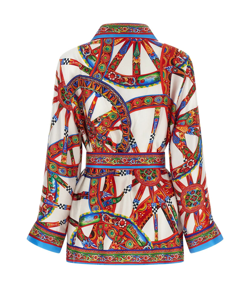 Dolce & Gabbana Blouse in multicolor, Silk — view 2