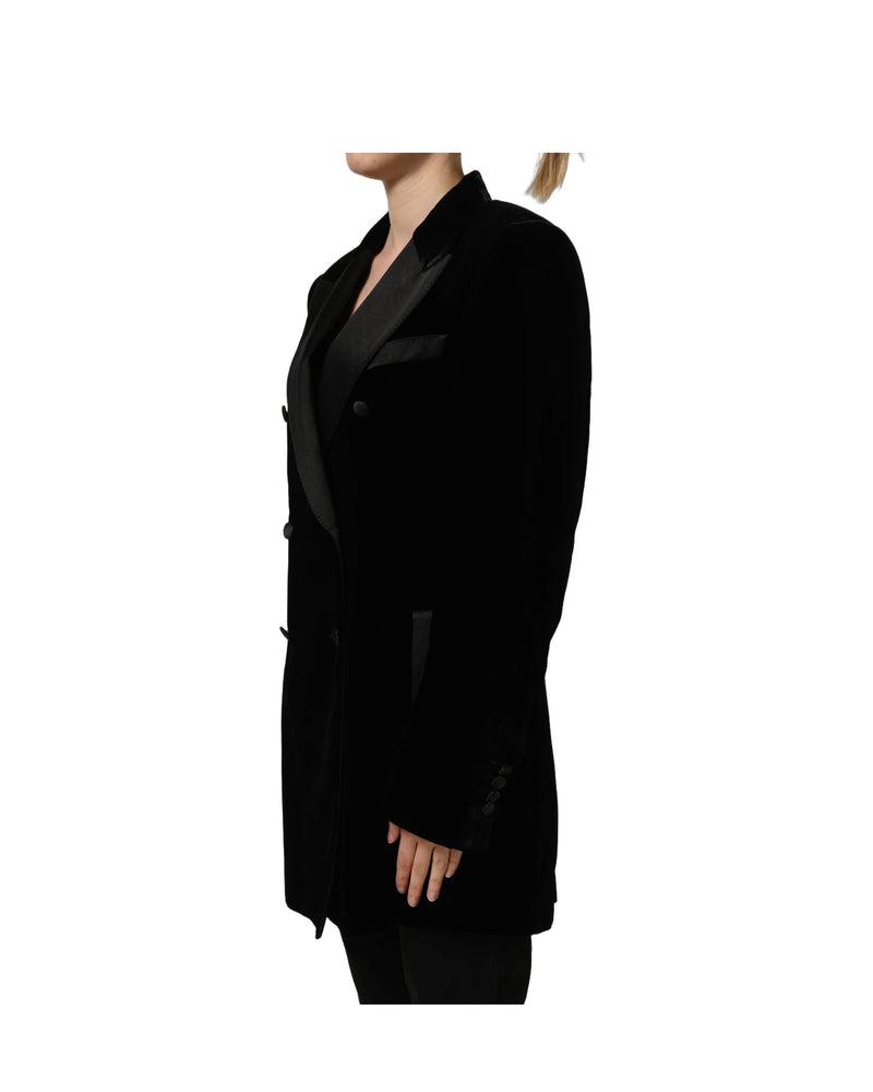 Dolce & Gabbana Bolero Jacket in black, Nylon Nylon — view 4