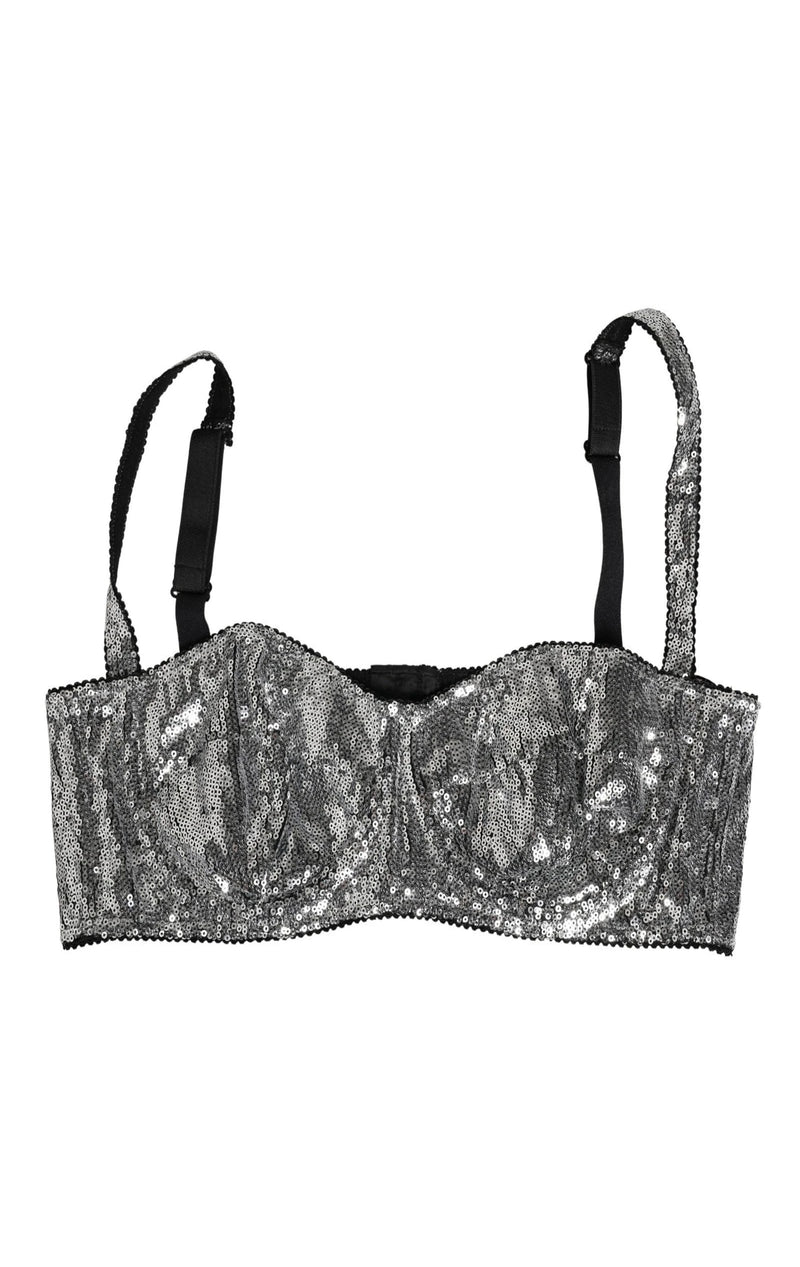 Dolce & Gabbana Bra in silver, Nylon Hook — view 2