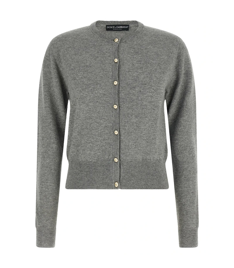 Dolce & Gabbana Cardigan in gray, Cashmere