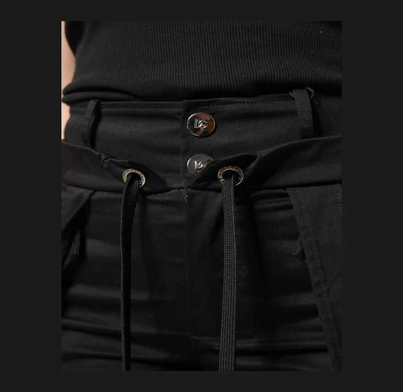 Dolce & Gabbana Cargo Pant in black, Cotton — view 6