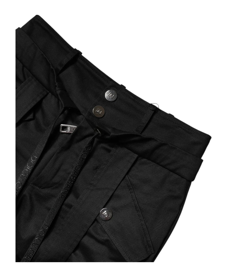 Dolce & Gabbana Cargo Pant in black, Cotton — view 7