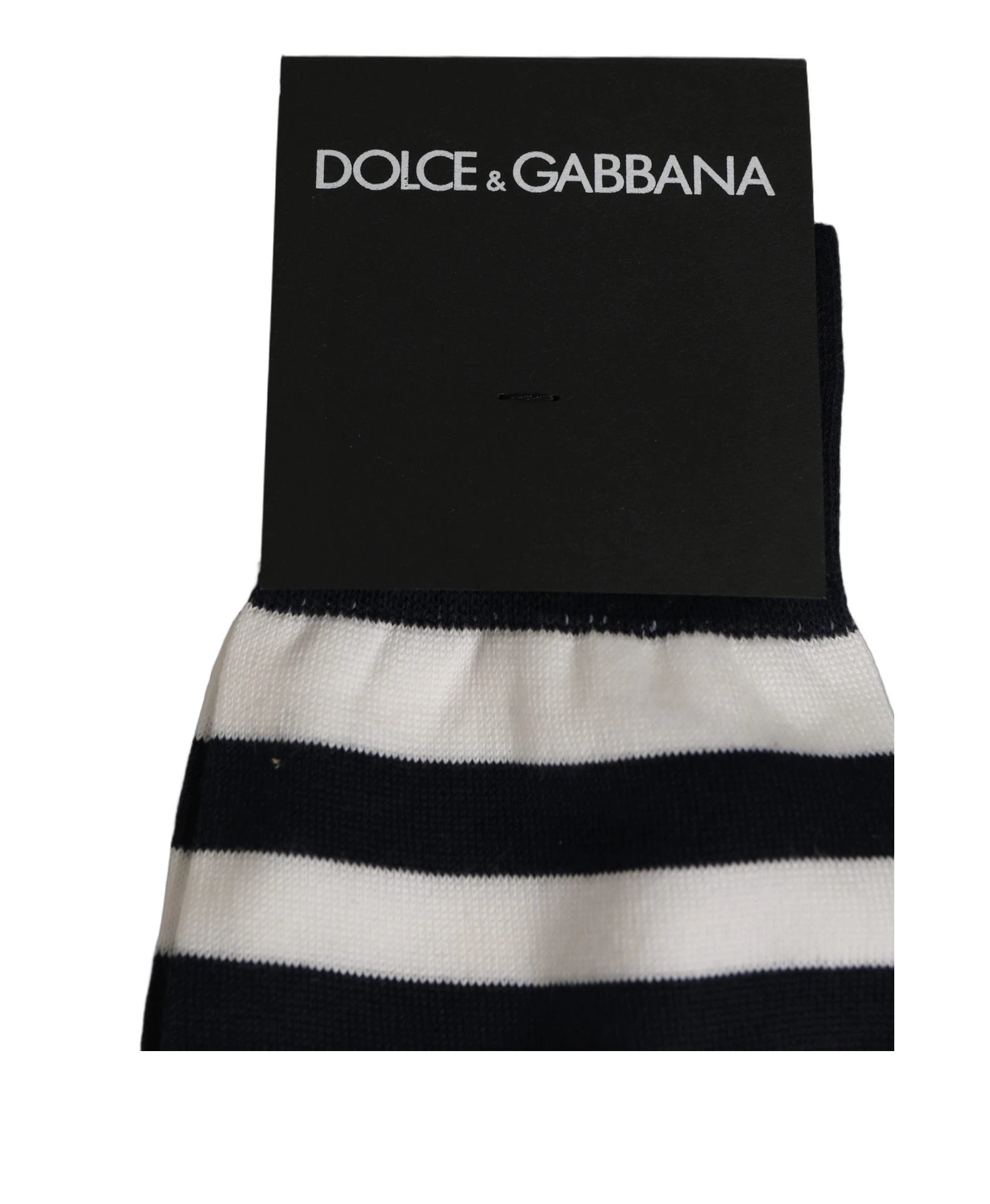 Dolce & Gabbana Crew Sock in black, Cotton
