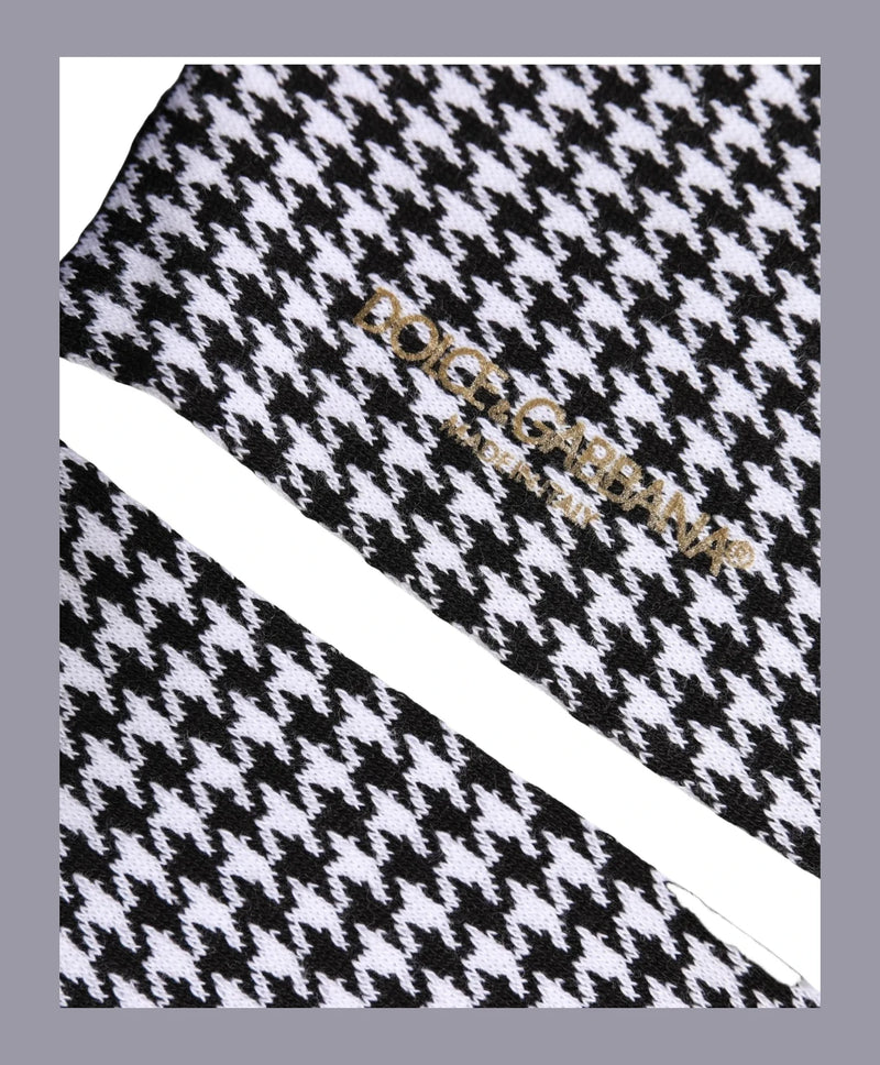 Dolce & Gabbana Crew Sock in black, Cotton